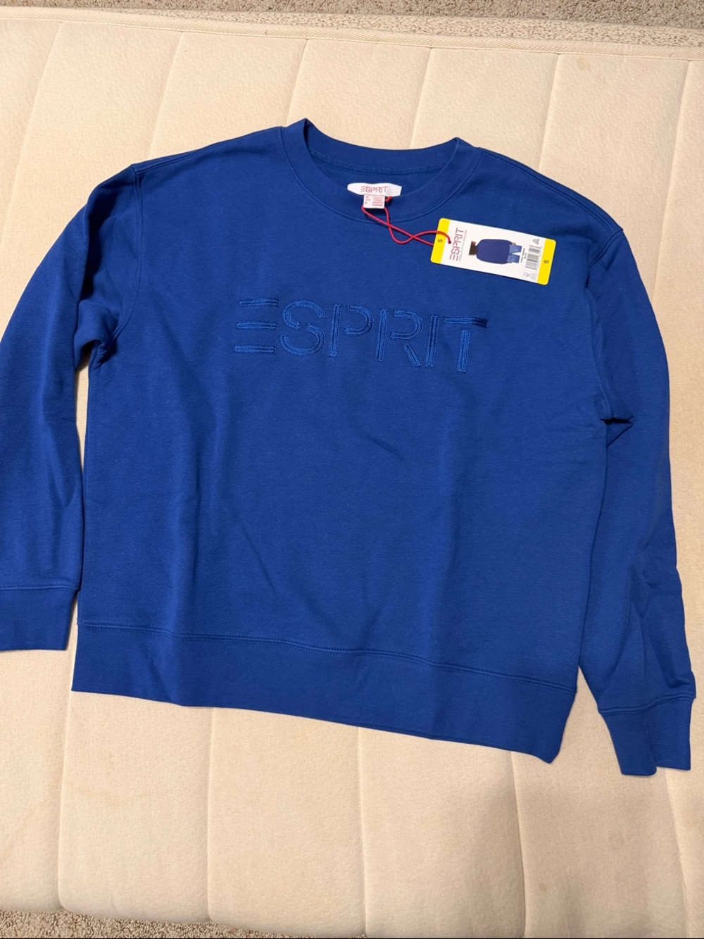 Esprit Crewneck Sweater in Cobalt Blue